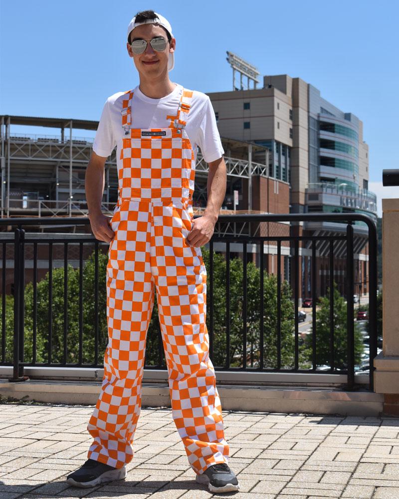 Game Bibs Checkerboard Overalls  VolShop - Official Campus Store