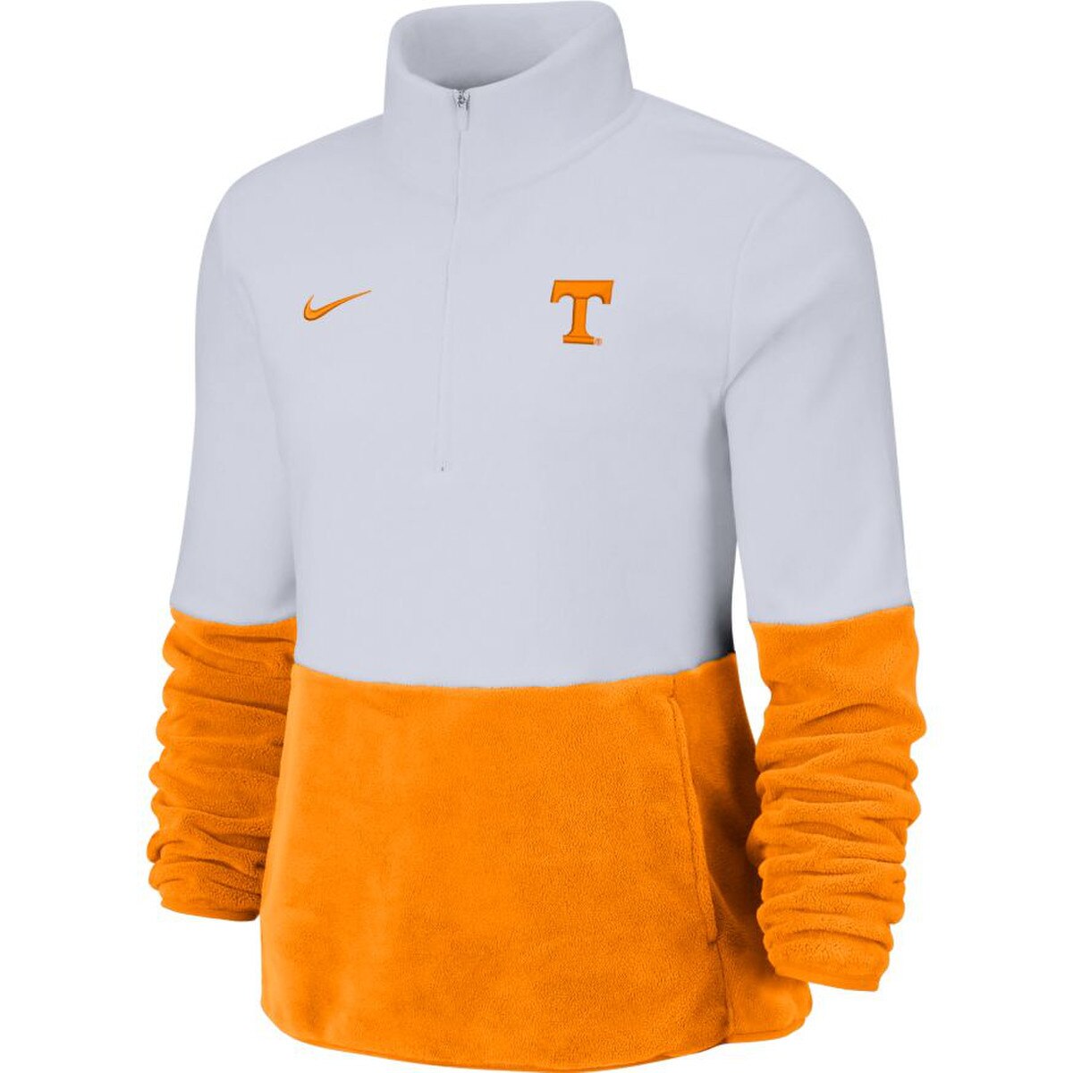 nike women's therma long sleeve half zip top