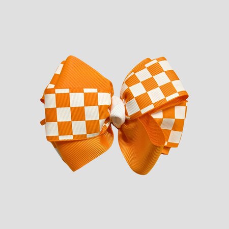 Layered Checkerboard Barette Clip B
