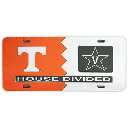 UT and Vanderbilt License Plate