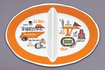 Melamine Two Section Tray