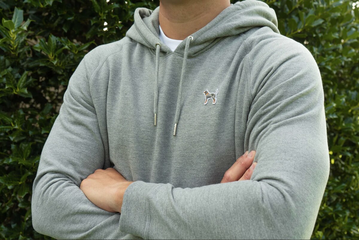 Bluetick Hoodie Grey
