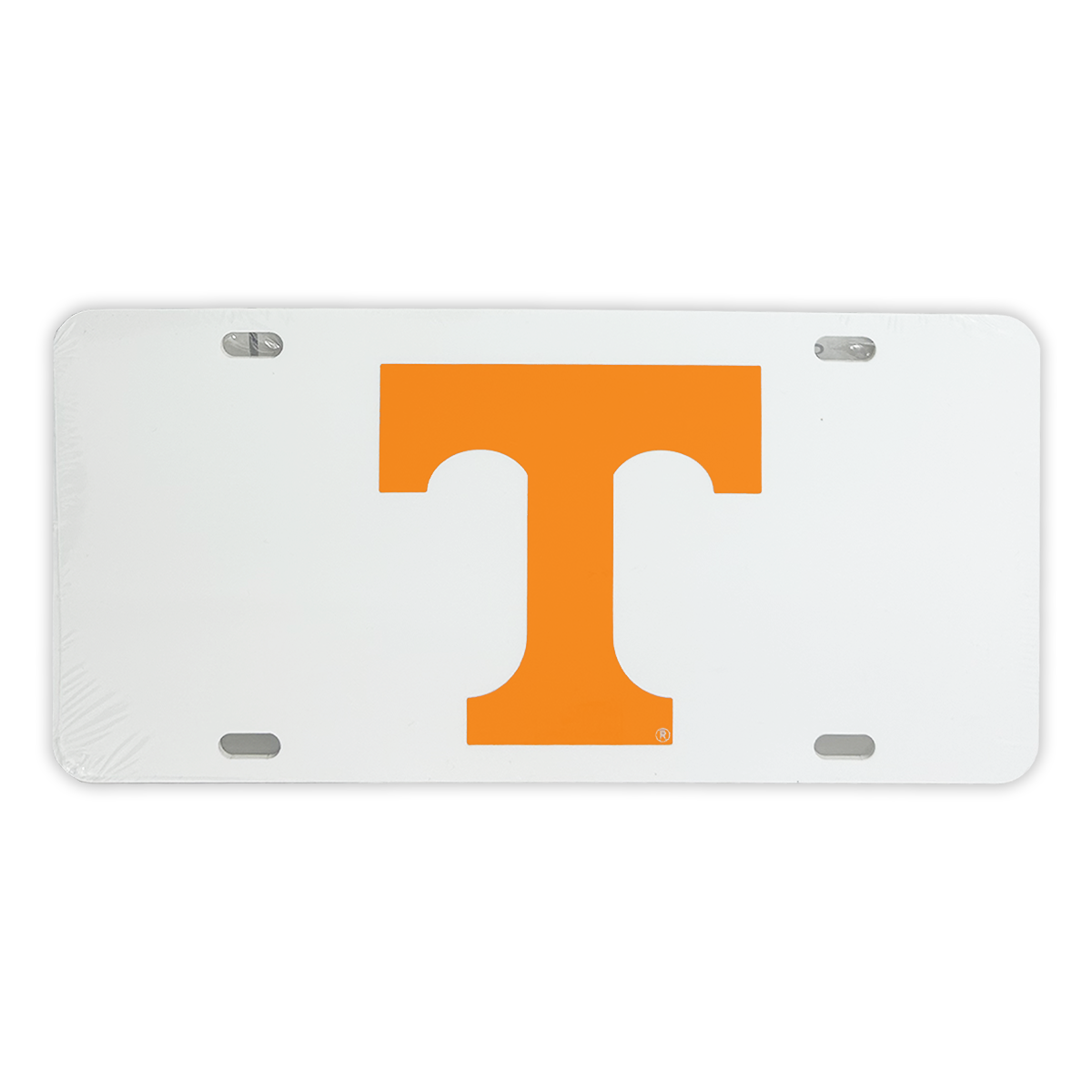 White Power T License Plate