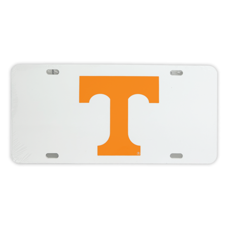 White Power T License Plate