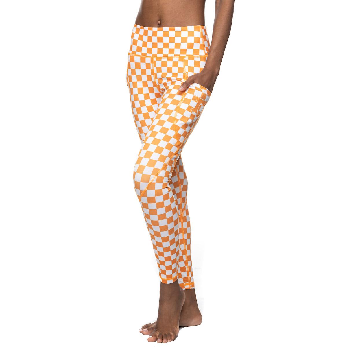 Tennessee Checkerboard Pocket Leggings VolShop Official Campus