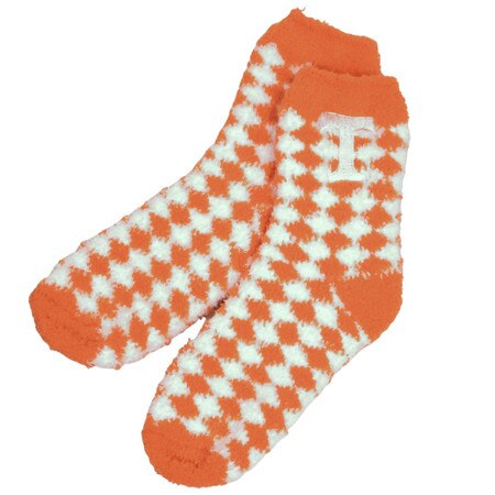 women's plush checkerboard socks