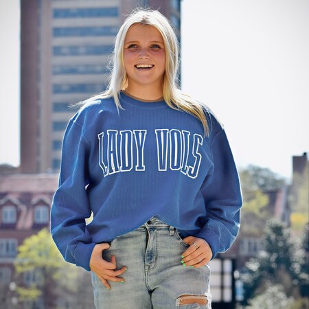 Lady Vol Comfy Cord Blue Sweatshirt