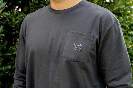 Bluetick Embroidered ls tee
