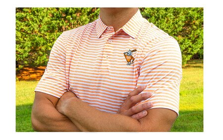 Baseball Smokey Stripe Polo