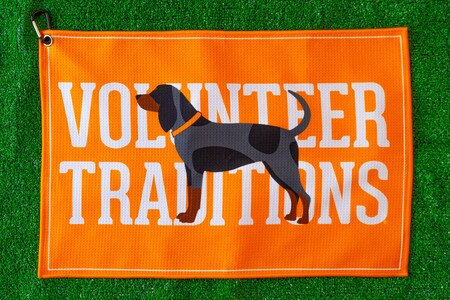 bluetick golf towel