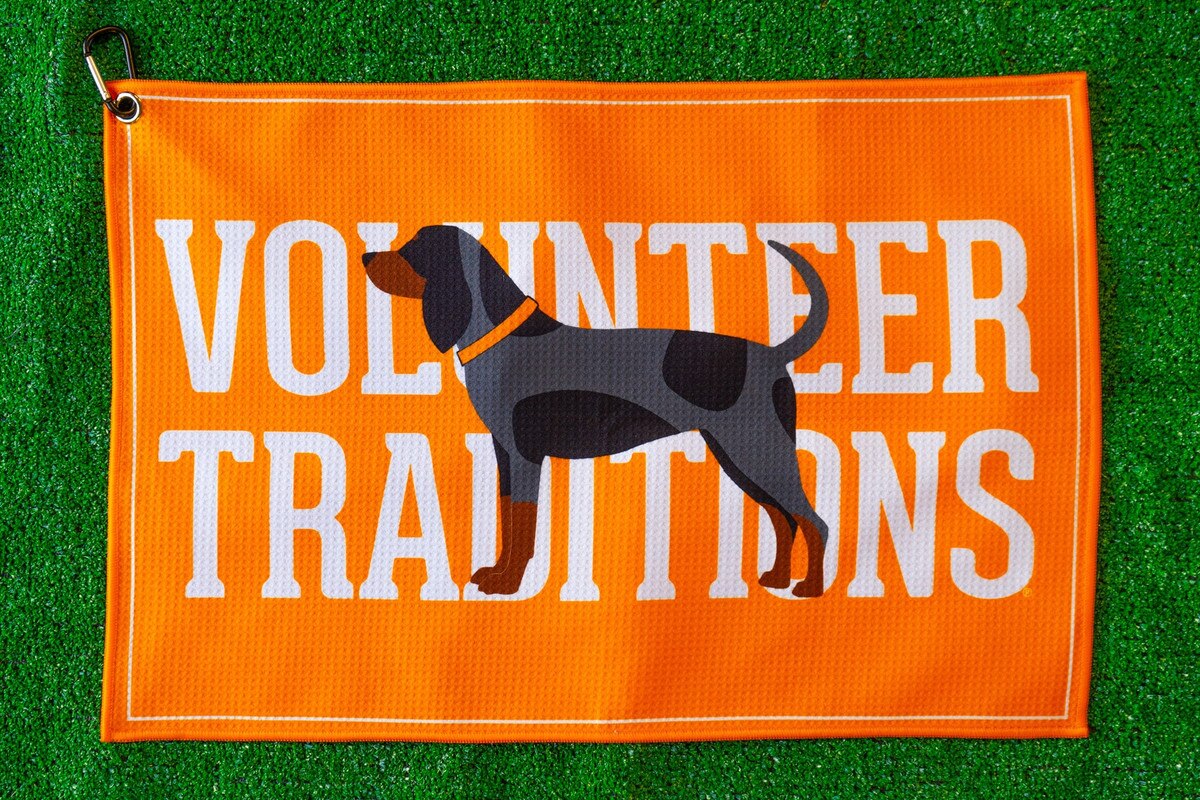 bluetick golf towel