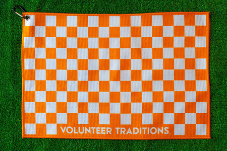 checkerboard golf towel