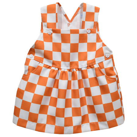 Infant Checkerboard Overall dress