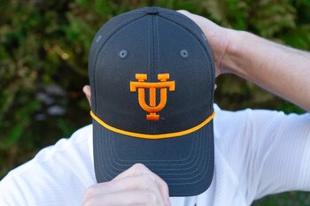 Interlocking UT Rope Hat charcoal