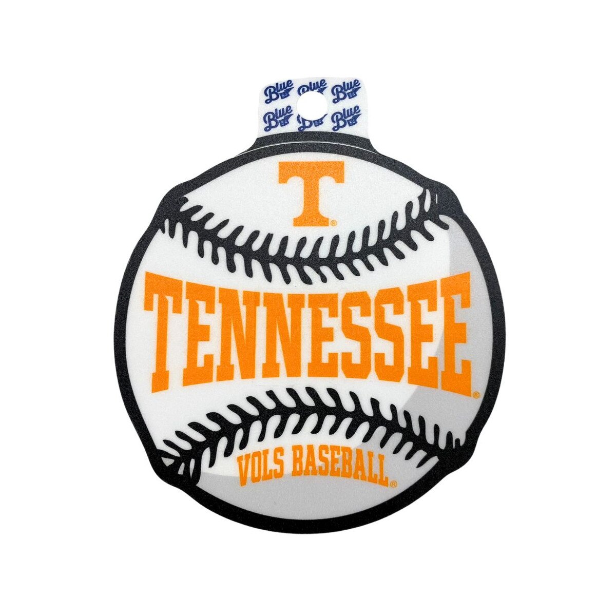 Tennessee Baseball Shape Decal