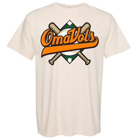 omavols retro logo tee
