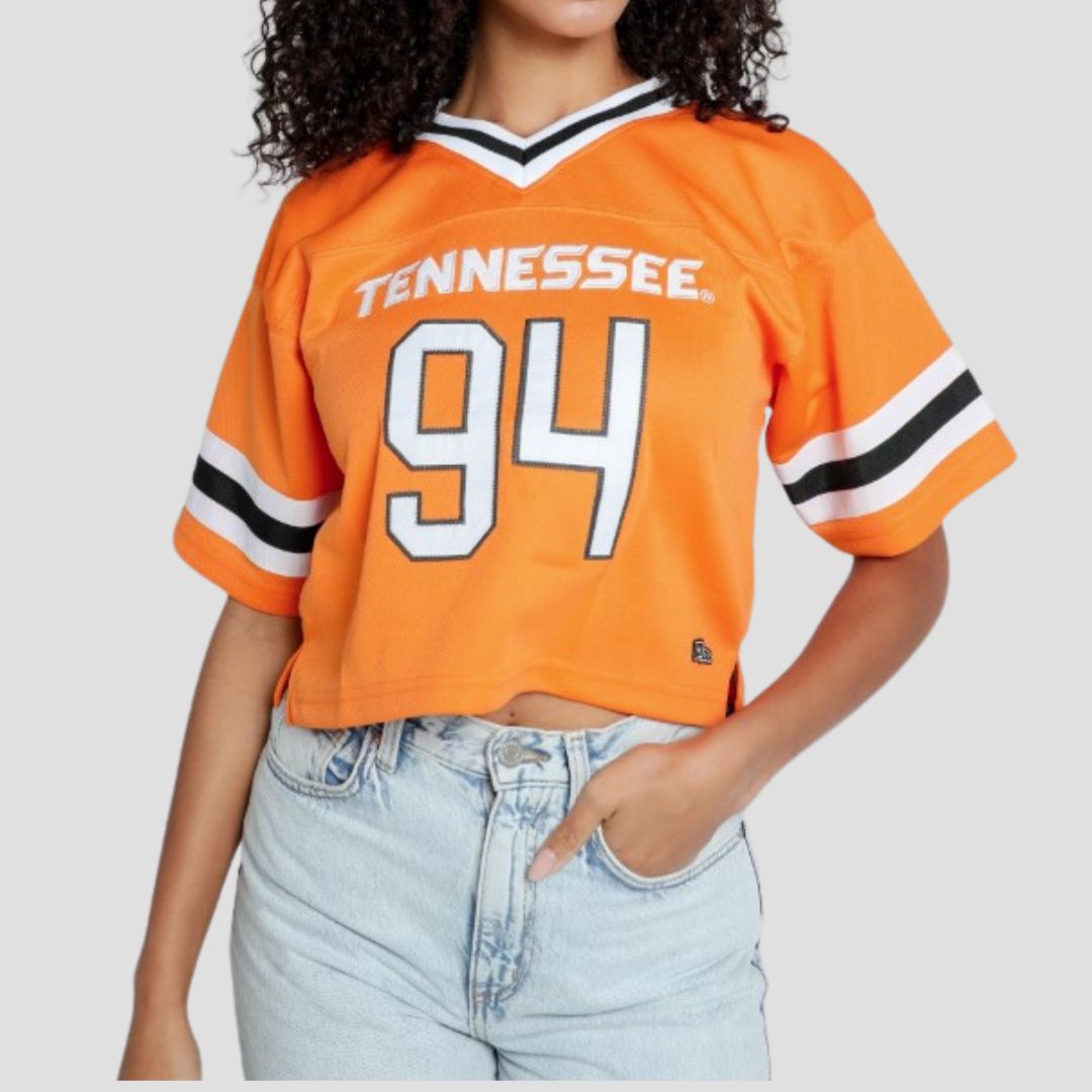 Women's Cropped Football Jersey | VolShop - Official Campus Store
