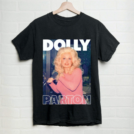 Dolly Parton in Pink Tee