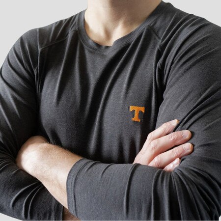 Power T Embroidered Active L/S Tee