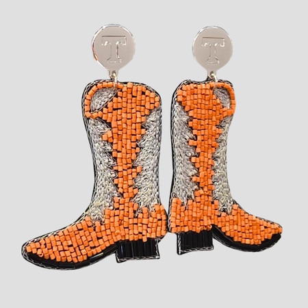 Tennessee Beaded Boots Earrings