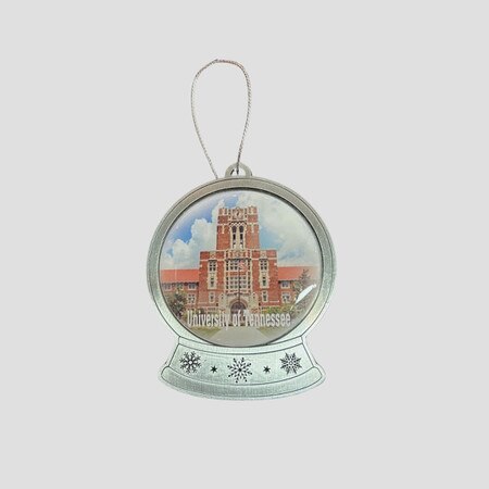 Pewter Snow Globe Ornament
