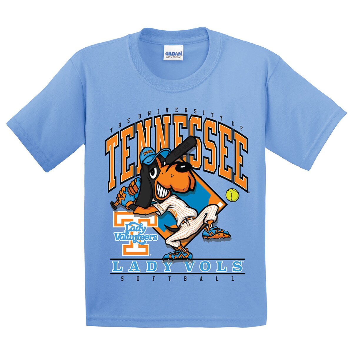 Youth Lady Vols Softball Smokey Tee