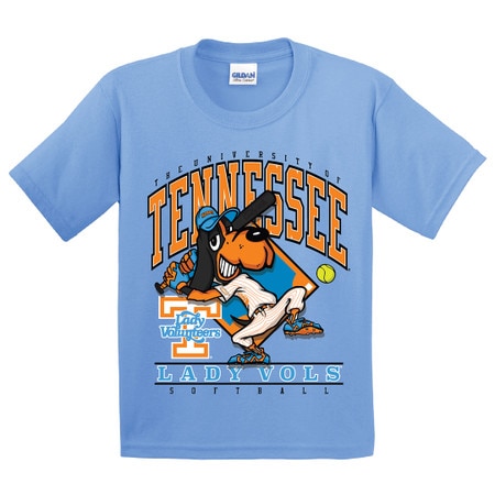 Youth Lady Vols Softball Smokey Tee