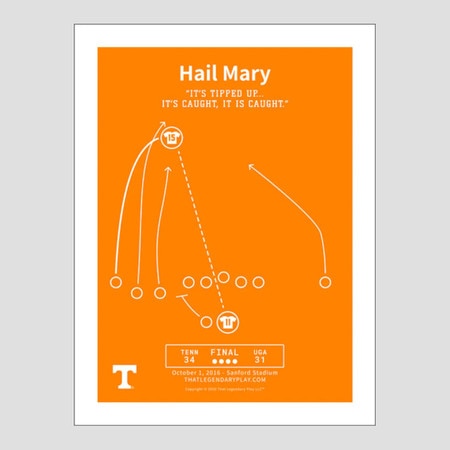 Hail Mary Print by That Legendary P