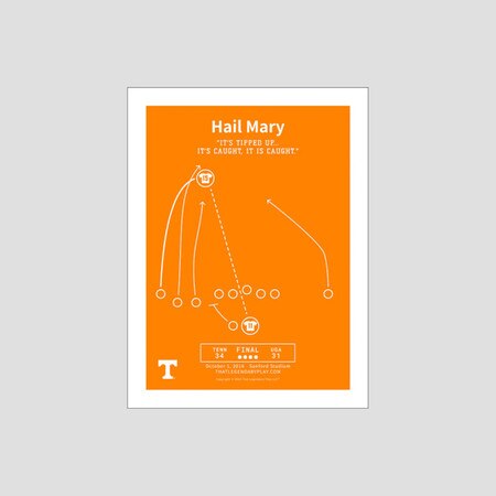 Hail Mary Print by That Legendary P
