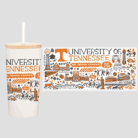 Julia Gash Bamboo Top Tumbler