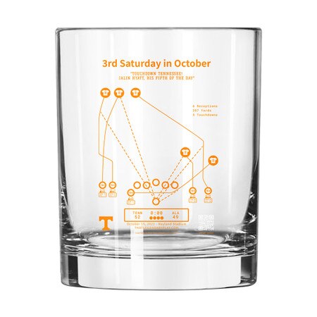 3rd Saturday in October Rocks Glass