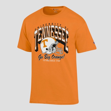 Champion Go Big Orange Helmet Tee