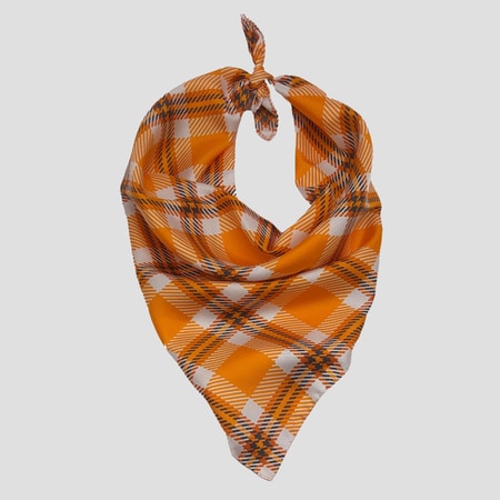 Tartan Plaid Silk Scarf