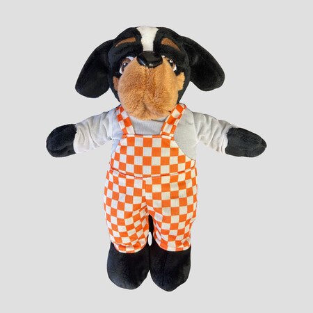 12in Plush Smokey with Checkerboard