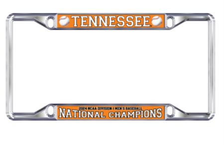 Baseball Nat Champs Plate Frame