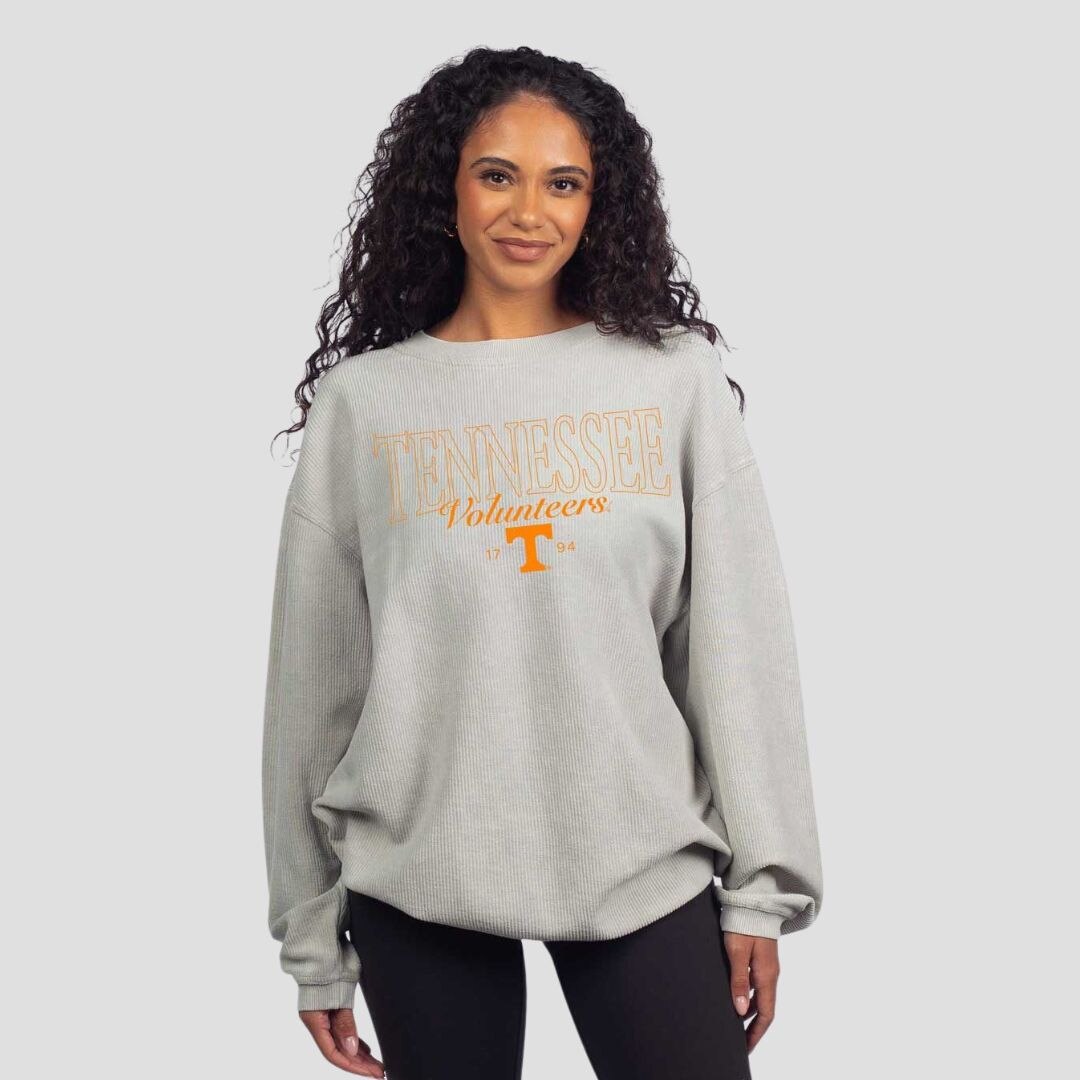 売れ筋商品|||ゲームデイ パーカー・スウェットシャツ アウター レディース Women's Gray Tennessee Volunteers Make it a Mock Sporty Pullover Sweatshirt Gray Amazon.com: Gameday Couture Tennessee Volunteers Football