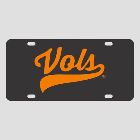 Plate Vols Script Black
