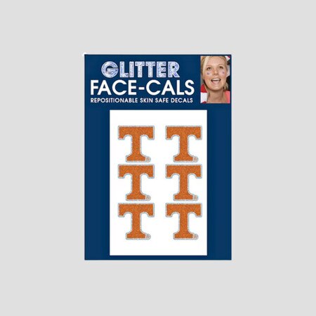 Glitter Power T Face Decal