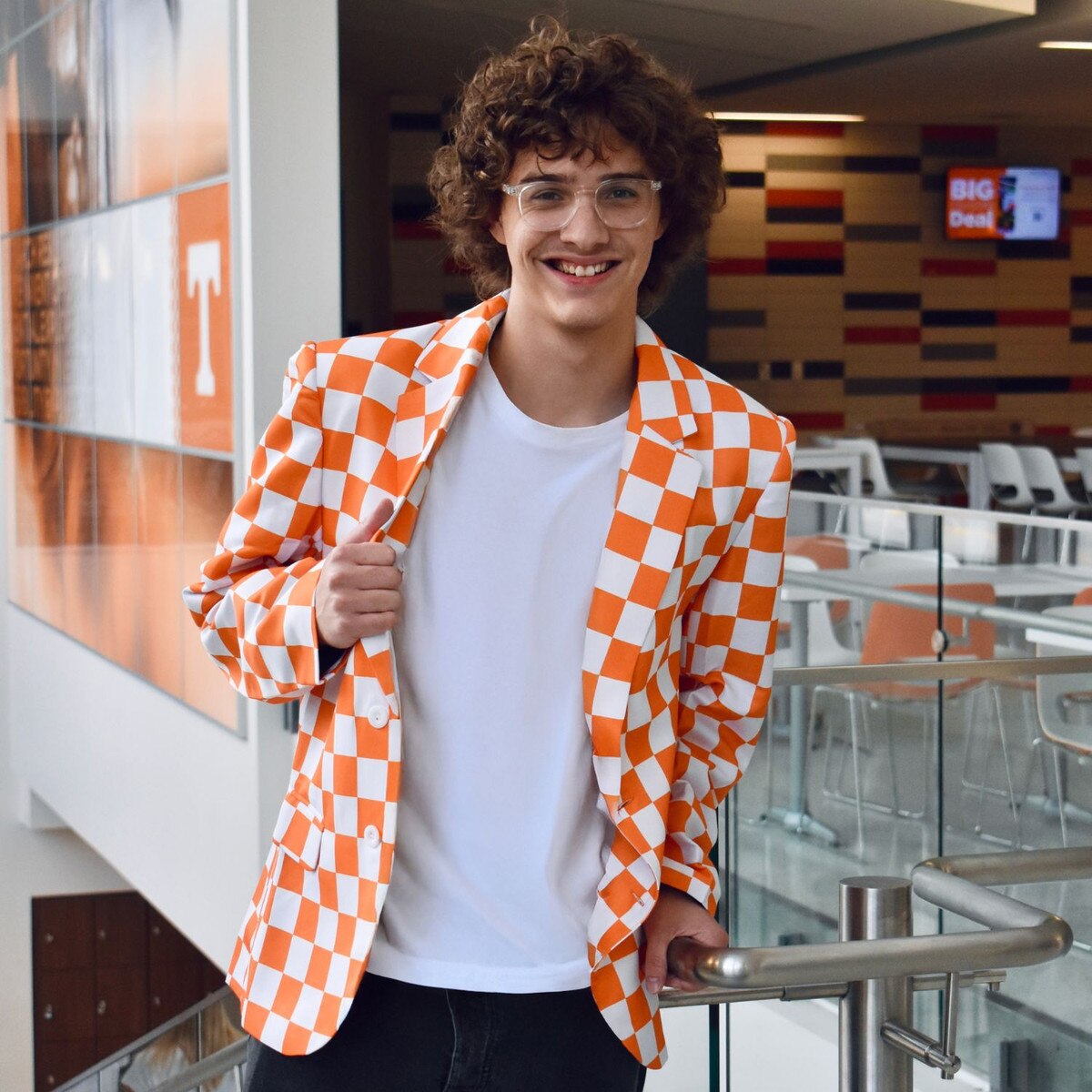 Gameday Checkerboard Suit Coat