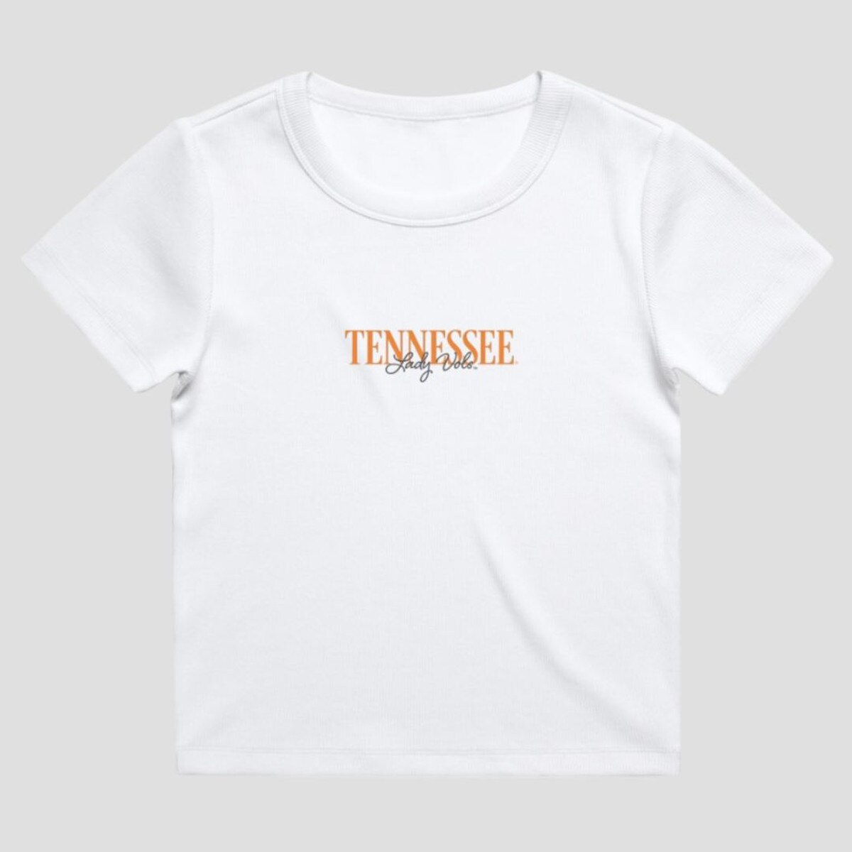 Women's Lady Vols Ribbed Baby Tee