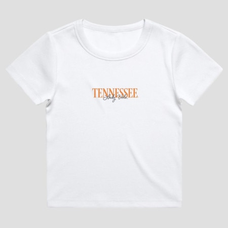 Women's Lady Vols Ribbed Baby Tee