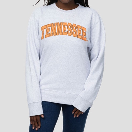Women's Satin Applique Crewneck