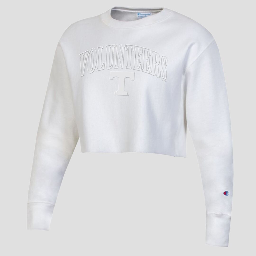 売れ筋商品|||ナイキ カットソー トップス レディース Women's White Tennessee Volunteers Color-Block Oversized Cropped Pullover Sweatshirt White Nike Women's White Tennessee Volunteers Color-Block