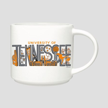 Tennessee Doodle Art Mug