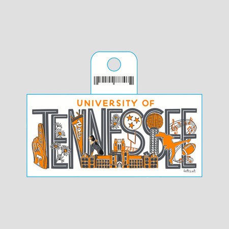 Tennessee Doodle Art Decal