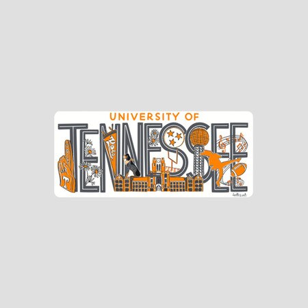 Tennessee Doodle Art Magnet