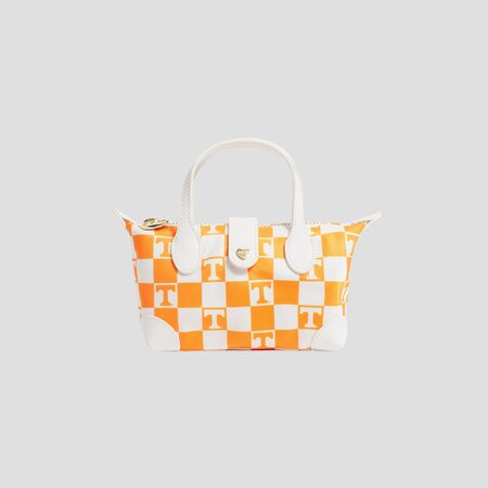 Checkerboard Pouchette Bag